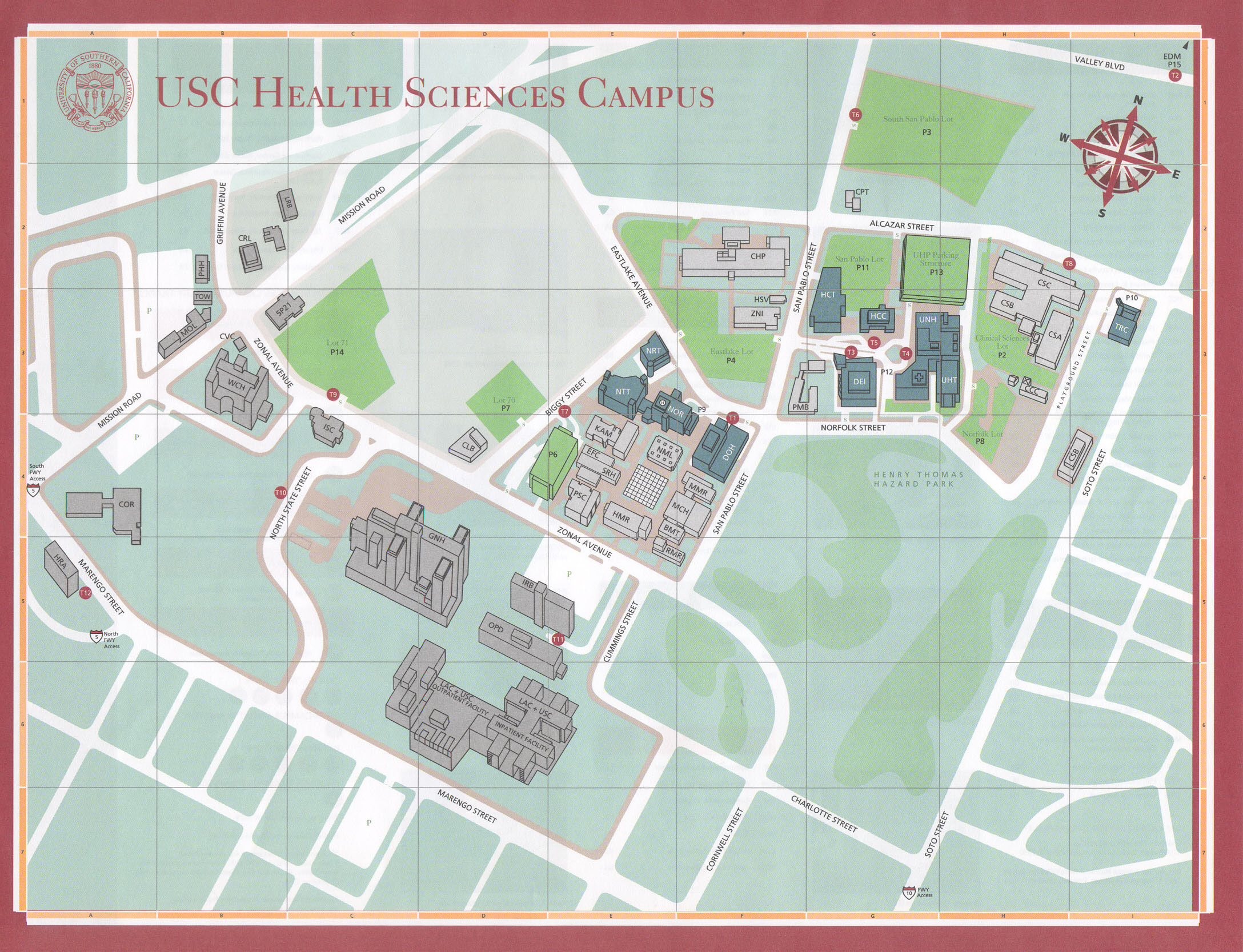 Usc Campus Map